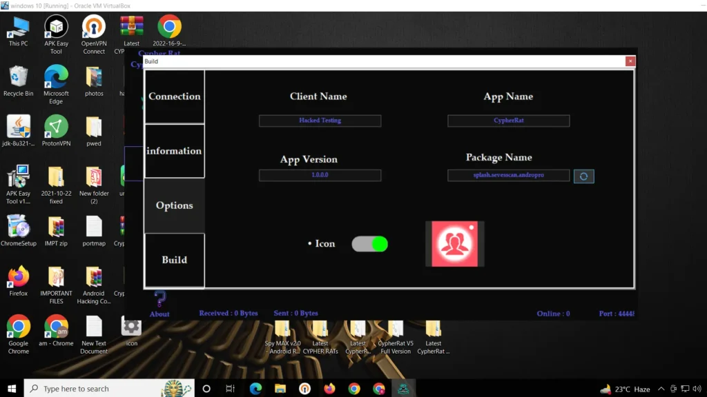 CypherRAT – Create FUD Payload and Hack Android Phone 8 Screenshot 7