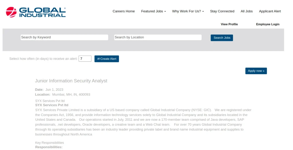 Junior Information Security Analyst | 2023 2 Screenshot from 2023 06 05 11 36 56