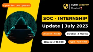 soc-internship-update