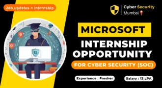 Microsoft Internship Opportunity: Security Operations Engineering